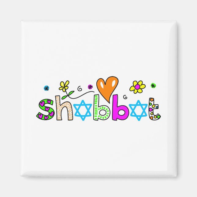 Shabbat Magnet (Vorne)