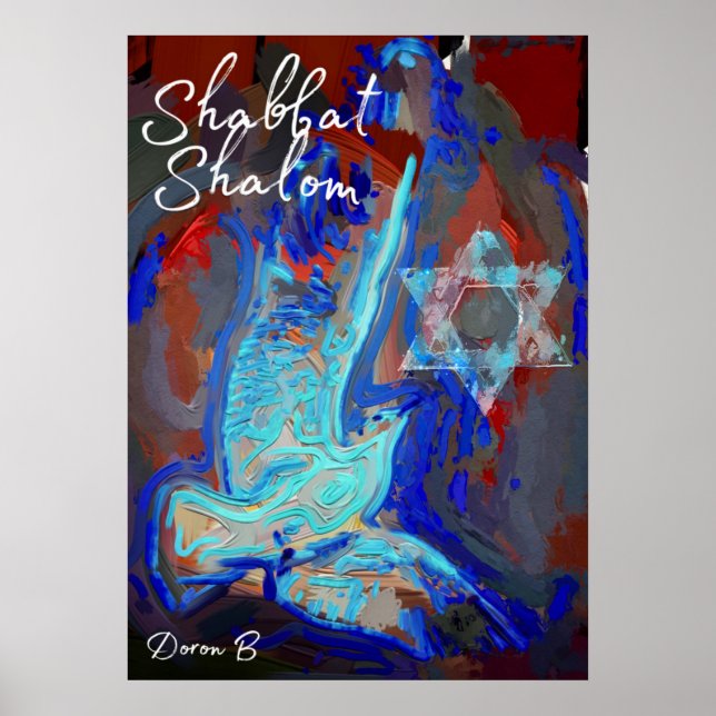 Shabbat Poster (Vorne)