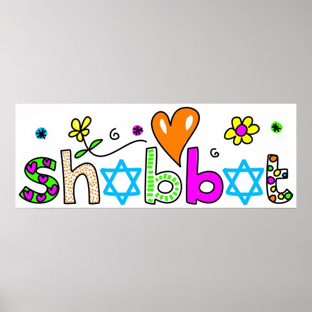 Shabbat Poster (Vorne)
