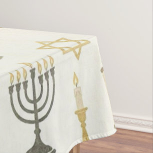 Shabbat Schalom, Judaica Rustikale Farmhouse-Ästhe Tischdecke
