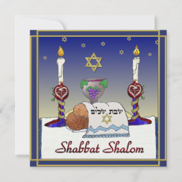 Shabbat Shalom Feiertagskarte