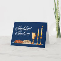 Shabbat Shalom Jüdische Grußkarte