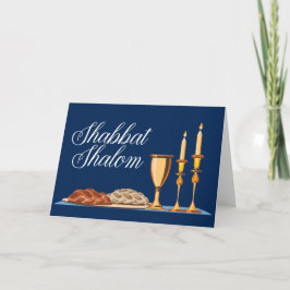 Shabbat Shalom Jüdische Grußkarte Karte