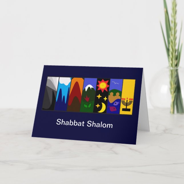 Shabbat Shalom Karte (Vorderseite)