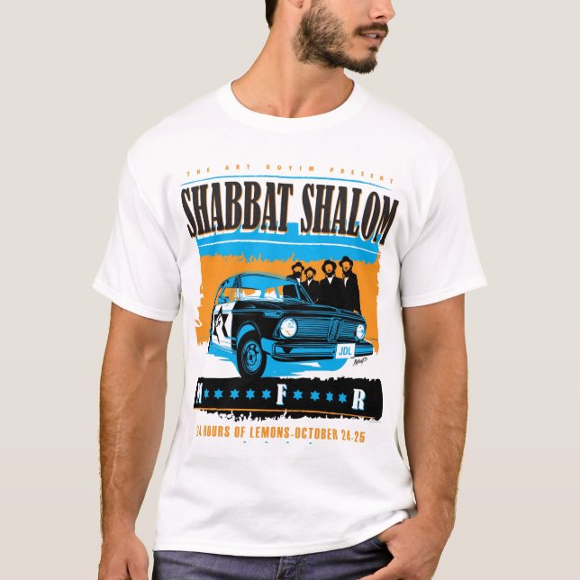 Shabbat Shalom T - Shirt (Vorderseite)