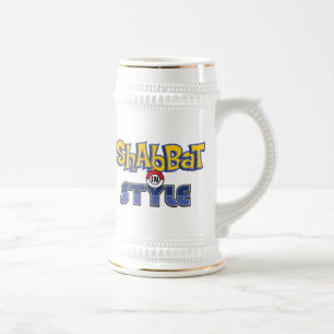Shabbat Style Bierglas