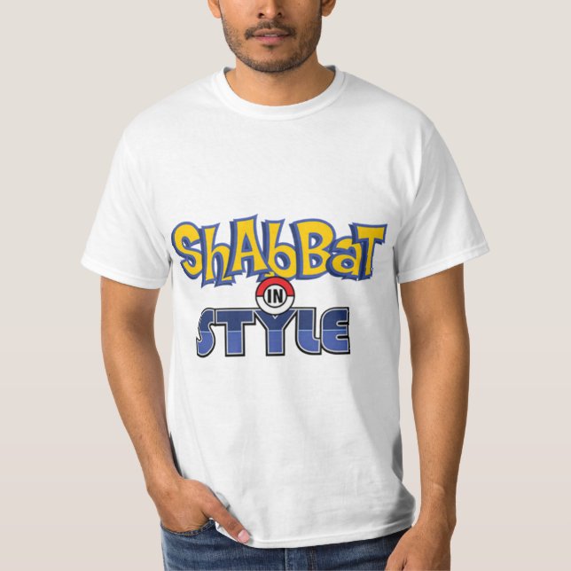 Shabbat Style T-Shirt (Vorderseite)