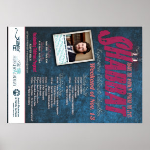 Shabbaton Plakat