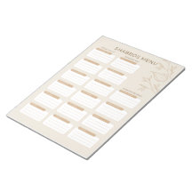 Shabbos Menu Planner 2024 der beschäftigten jüdisc