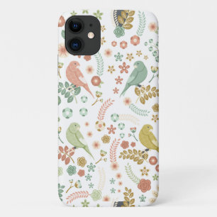 Shabby Birds & Branchen White Case-Mate iPhone Hülle