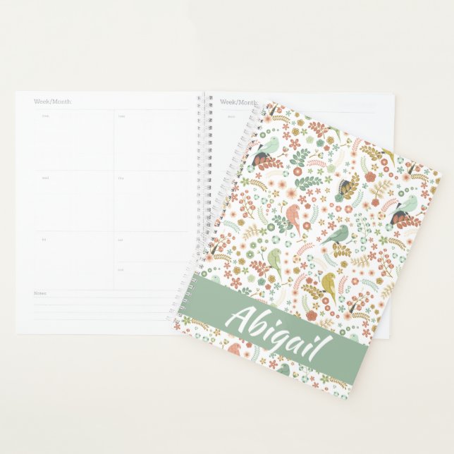 Shabby Birds & Branches Personnalisé (Devant avec enveloppe)