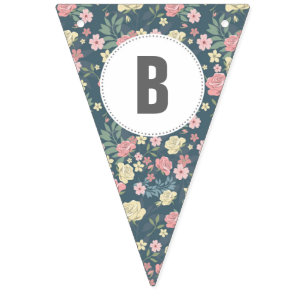Shabby Chic-Baby-Duschen-Fahne Wimpelkette