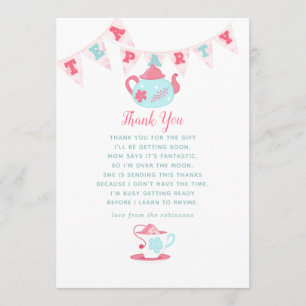 Shabby-Chic Baby Shower Tea Party Danke
