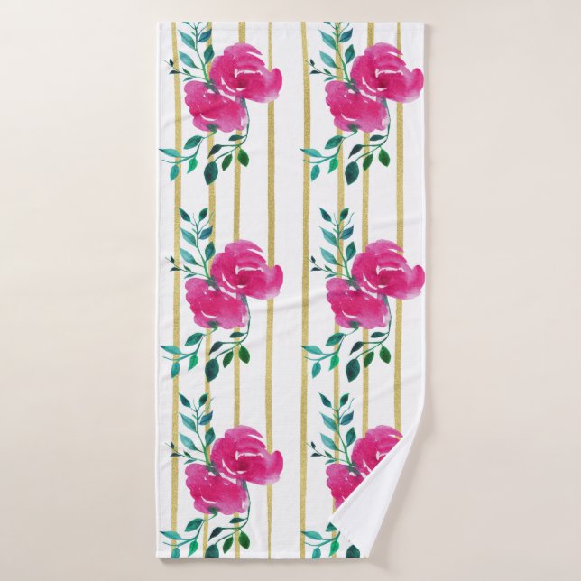 Shabby Chic Badehandtuch (Badehandtuch)