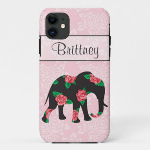 Shabby Chic Blumen Elefant iPhone 5 Hülle