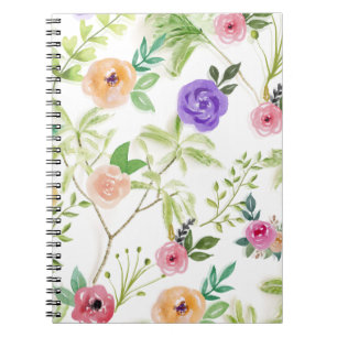 Shabby Chic Blumen Notizblock