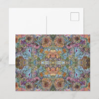Shabby Chic Blumengarten Aquarellbilder