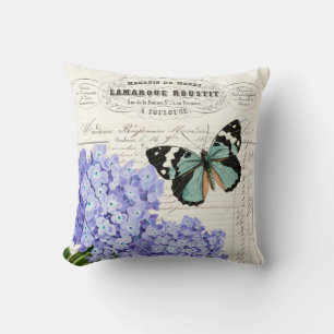 Shabby Chic, blumengeschmückt Kissen