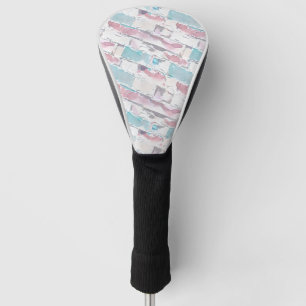 Shabby Chic Brick Textur Nahtloses Muster Golf Headcover
