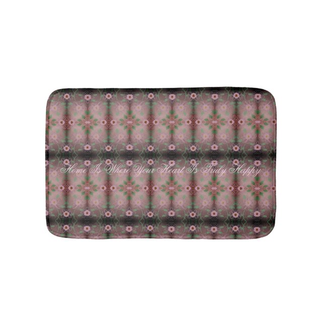 Shabby Chic Classy Floral Badematte (Vorderseite)