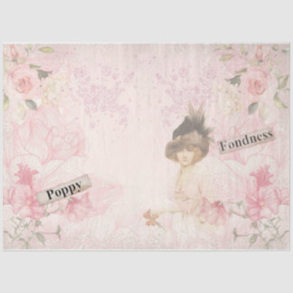 Shabby Chic Collage Series Design 16 Seidenpapier