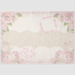 Shabby Chic Collage Series Design 17 Seidenpapier