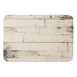 Shabby Chic Cream Yellow Wood Rustikales Bauernhau Badematte