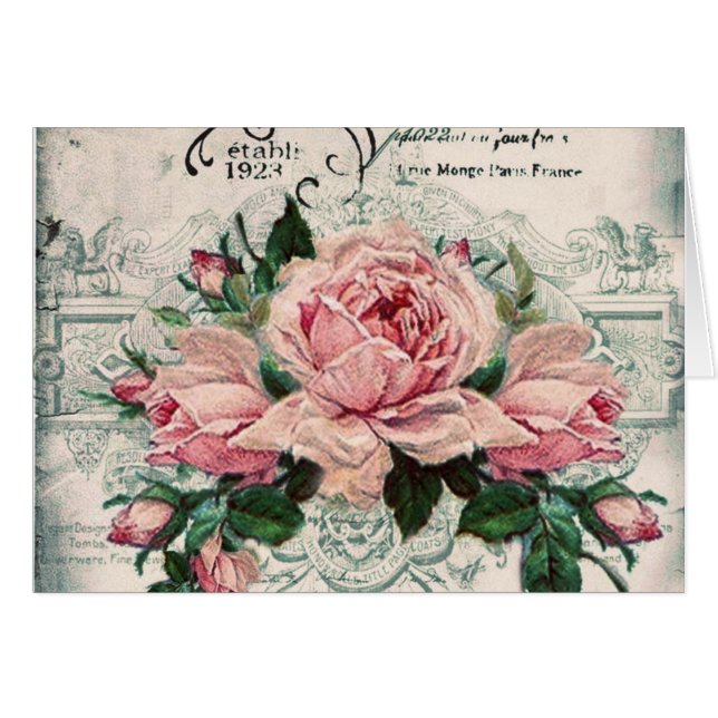 Shabby Chic, Decopage, viktorianisch, französisch  (Vorderseite (Horizontal))