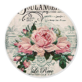 Shabby Chic, Decopage, viktorianisch, französisch  Keramikknauf