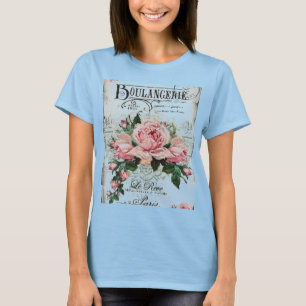 Shabby Chic, Decopage, viktorianisch, französisch  T-Shirt