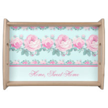 Shabby Chic Dekoration personalisiertes Serviertab