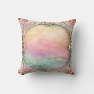 Shabby Chic Dreamy Pastel Box Labels Kissen