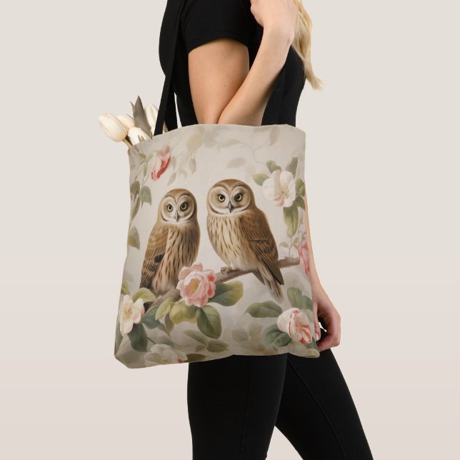 Shabby Chic Elegant Owls Tasche (Von Nahem)