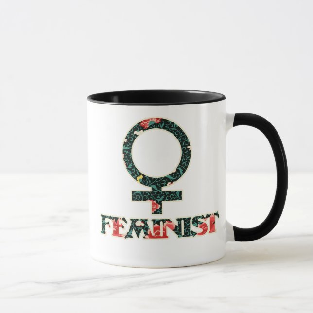 Shabby Chic Feminist Tasse (Rechts)