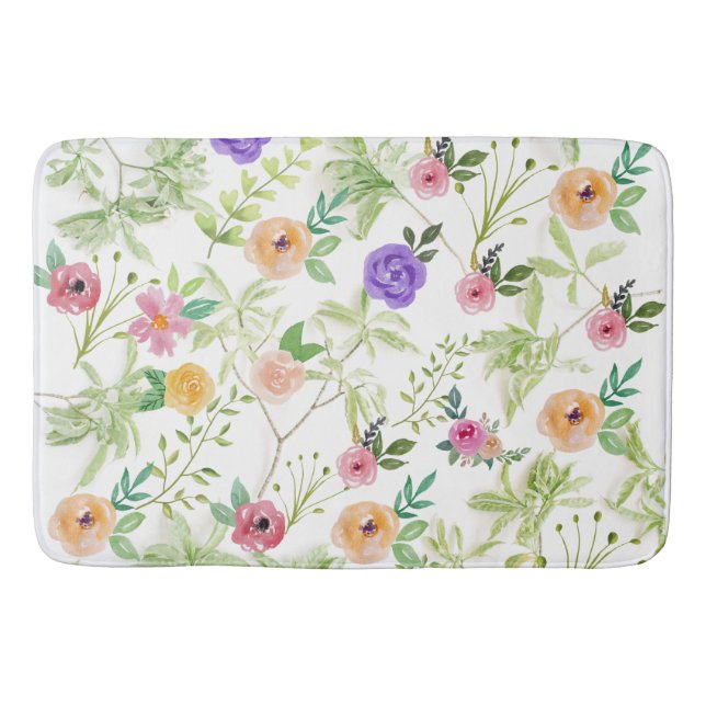 Shabby Chic Floral Badematte (Vorderseite)