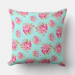 Shabby Chic Floral Rose Kissen