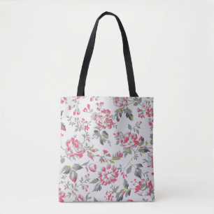 Shabby Chic Floral Rose Muster Tasche