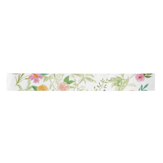 Shabby Chic Floral Satinband (Vorderseite)