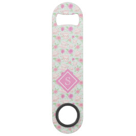 Shabby Chic Floral Tees Cups Monogramm Speed Flaschenöffner