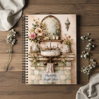 Shabby Chic Florales Badezimmer