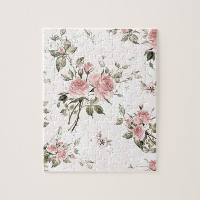 Shabby Chic, französisch chic, Vintag, blumenreich (Vertikal)