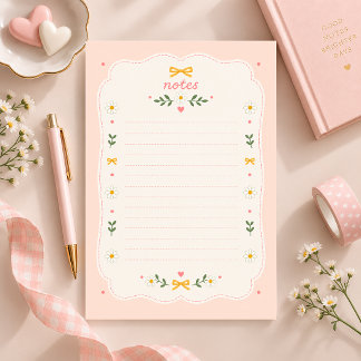 Shabby Chic Gänseblümchen Blumen Papier mit Linien