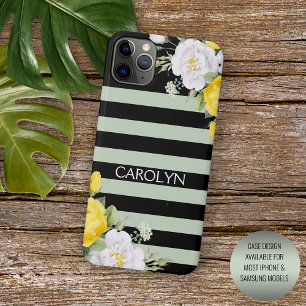 Shabby Chic Gelbe Rosen Blumenmuster Case-Mate iPhone Hülle