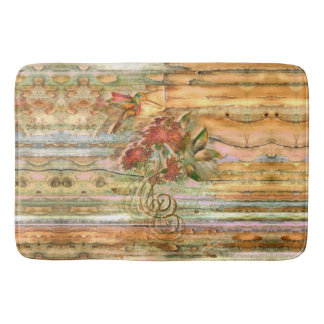 Shabby Chic-Kolibri-Flug-Bad-Matte Badematte