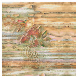 Shabby Chic-Kolibri-Flug Stoff
