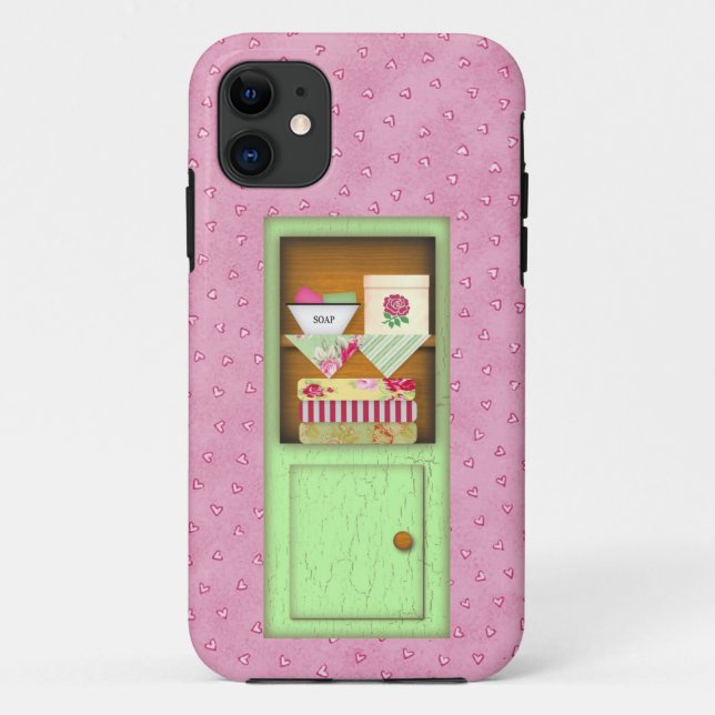 Shabby Chic Kommode Case-Mate iPhone Hülle (Rückseite)