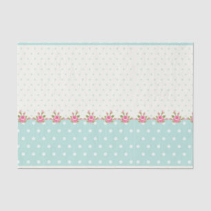 Shabby Chic, Land, Koralle, Grün, niedlich, rosa, Seidenpapier