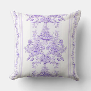 Shabby Chic, Lavendel, Handtuch, Blumenmuster, Vik Kissen
