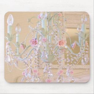 Shabby Chic-Leuchter-Mausunterlage Mousepad