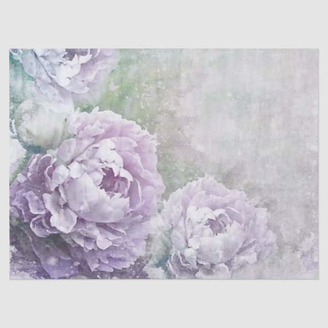 Shabby Chic Lilac Serie Design 10 Seidenpapier (Vorderseite)